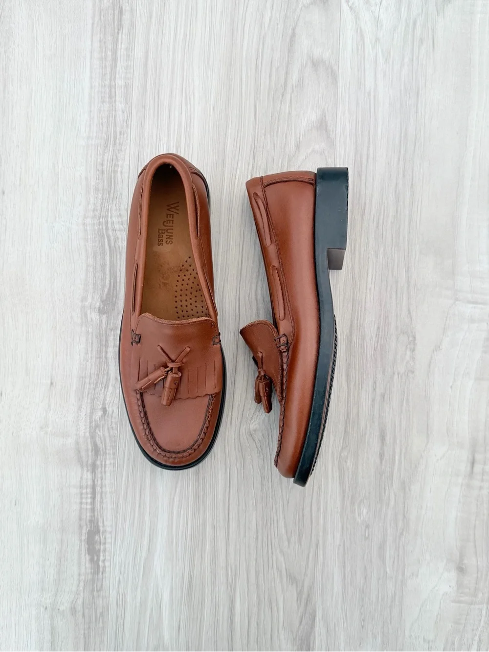 G.H. Bass Weejuns Marietta II loafers feature brown leather